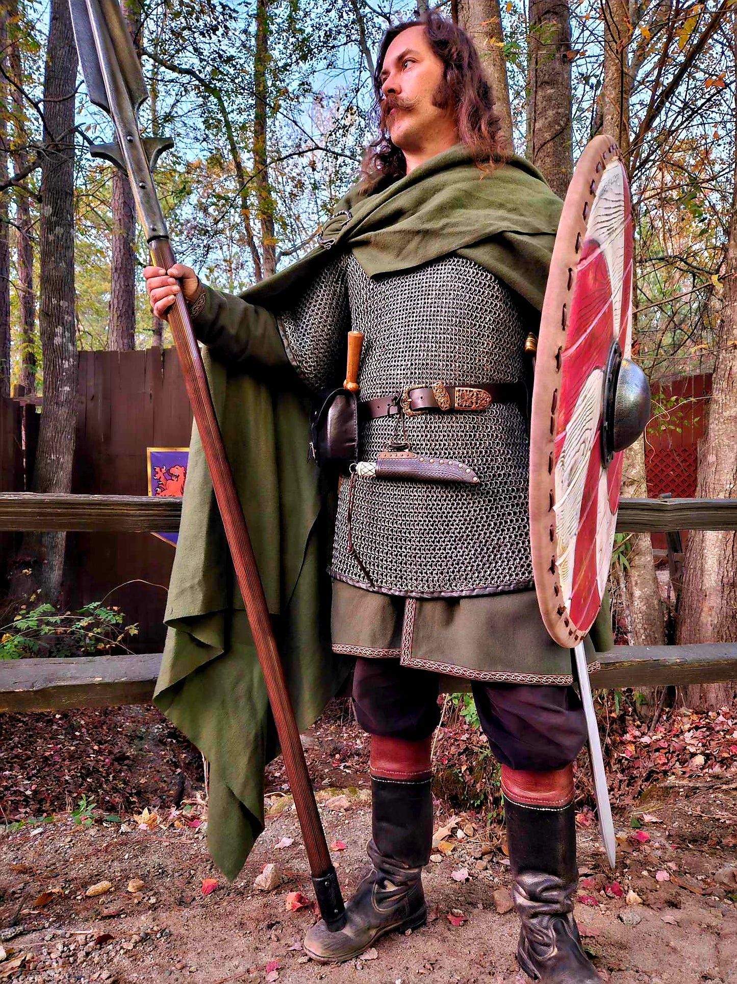 Half Sleeve Haubergeon Maille Shirt 9mm Riveted Rings - Steel, Aluminum/Silicone, Titanium