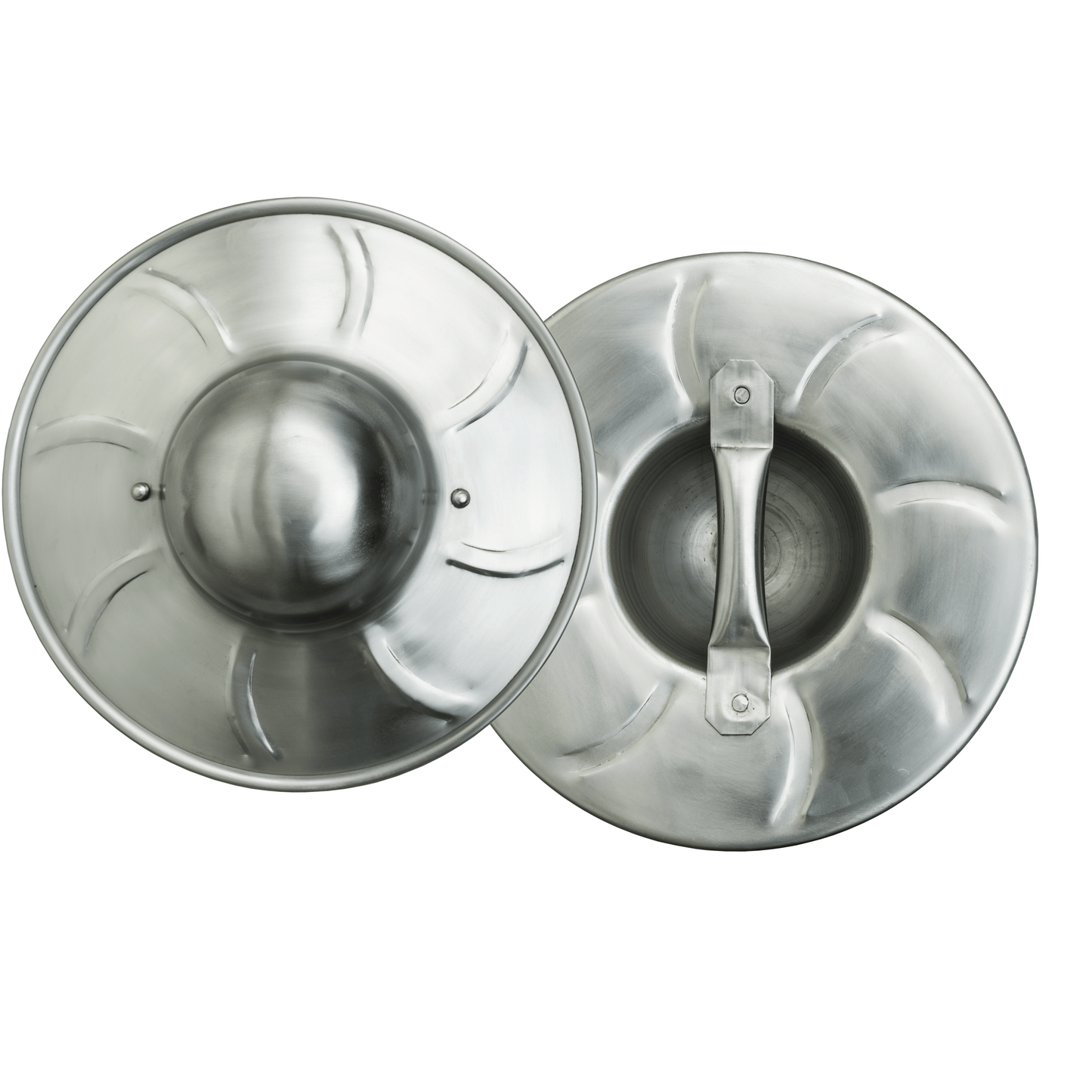 Large Dome Spiral Fluted Buckler