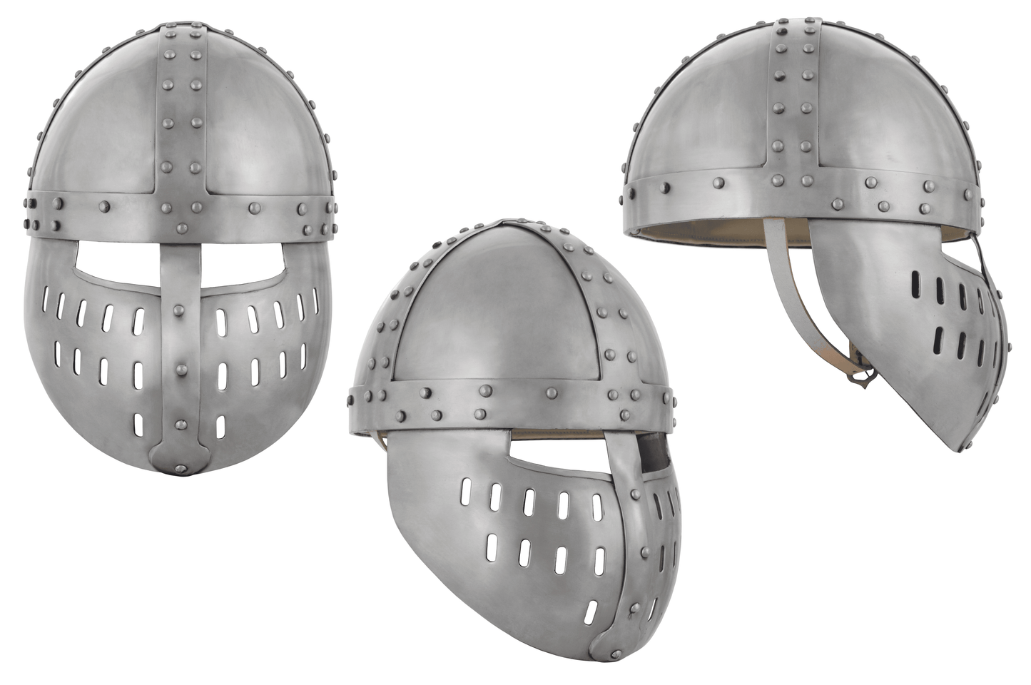 13th Century Visored Spangenhelm